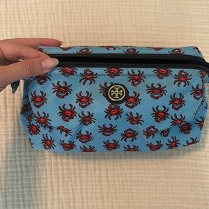 Tory Burch nylon cosmetic case